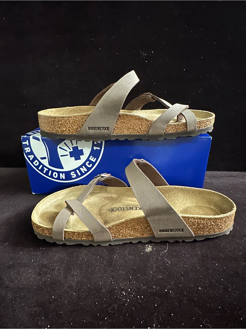 NIB Birkenstock Mayari Mocha Birkibuc Sandals Size 40 / US 9-9.5